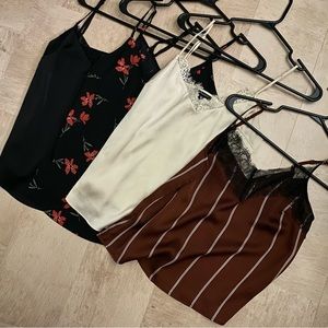 Dynamite lots of 4 camisoles // x small